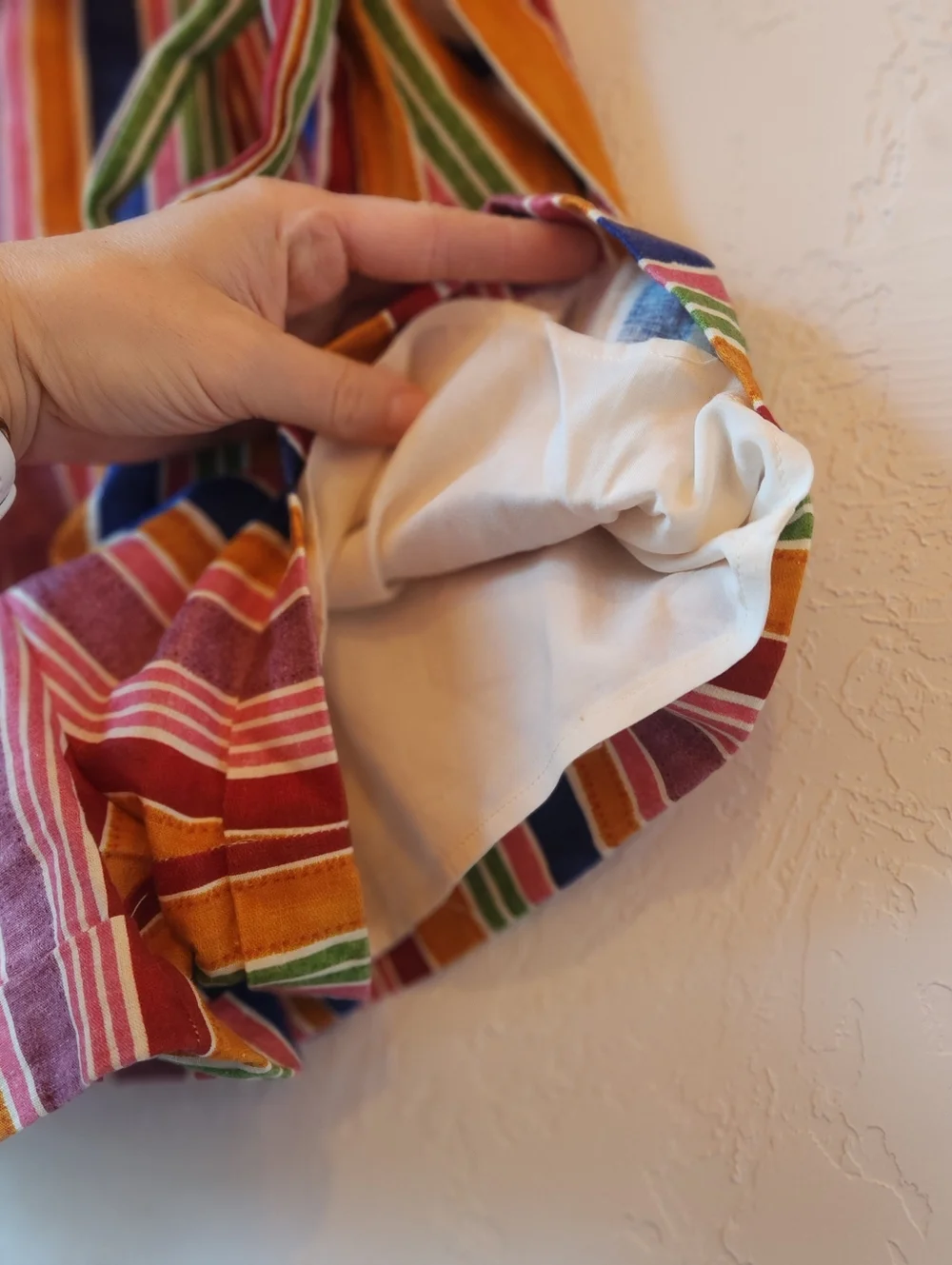 FARM Rio Reyes Linen Striped Romper - Picture 7 of 9